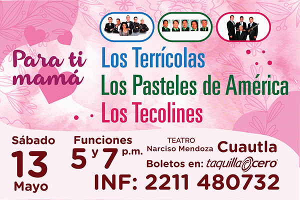 Los Terrícolas, Los Pasteles de América, Los Tecolines en Cuautla